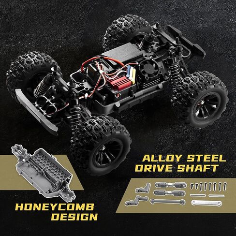 Brushless RC Truck, Super Fast RC Cars, 1/18 Chevrolet Colorado Hobby RC Trucks, 45km/h High Speed Remote Control Car with 2S Battery Rechargeable(42mph with 3S) for Adults, Blue in Saudi Arabia