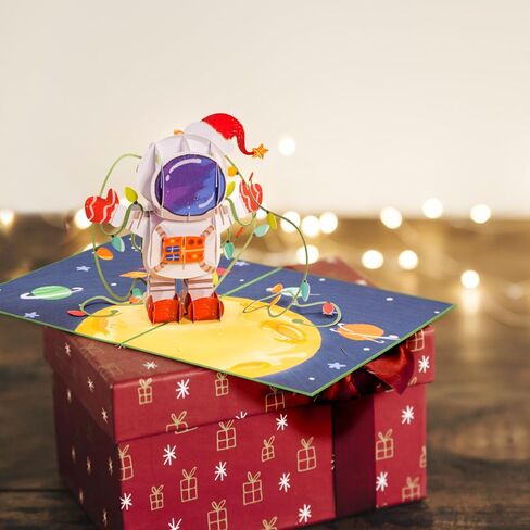Paper Love 3D Pop Up Christmas Card, Christmas Car, Gift For Christmas or Holidays, 5" x 7" Cover - Includes Envelope and Removable Note Tag in Saudi Arabia