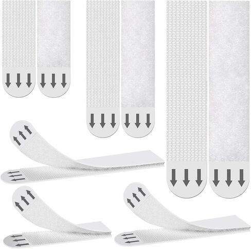 Picture Hanging Strips Heavy Duty, No Tools Adhesive Poster Strips for Frame Mounting Strips, Damage Free Frame Hangers for Classroom Walls, Renter Friendly, Apartment Essentials, White 64 PCS in Kuwait
