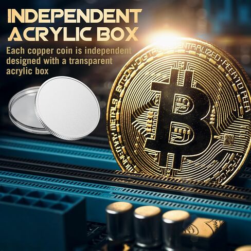 12 Pcs Blank Challenge Coin, Engraving Blanks Coins Threaded Edged 40 mm with Acrylic Protection Box Laser Engravable Pattern for DIY Crafts Commemorative Collection (Sliver) in Saudi Arabia