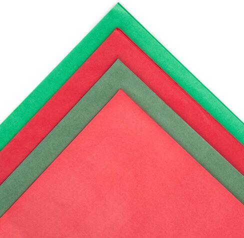 Koogel 320 Sheets Red Tissue Paper, Pink Tissue Paper Bulk 14 x 10 Inch Romantic Tissue Paper 6 Colors for Birthday Wedding Small Gift Wrapping DIY Project in Kuwait