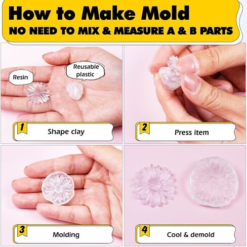 Reusable Resin Mold Clay, Moldable Plastic 20-bar in Saudi Arabia