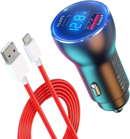 for Oneplus Car Charger 100W 80W 65W Fast Charging,3ft Cable in Kuwait
