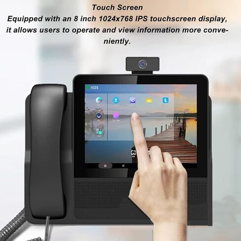 IP Video Phone, VoIP Phone for Android 7 with 8inch , Supports HD 1080P and 720P Video Call, Noise Cancell, 2MP Camera, Support , DTMF in Saudi Arabia