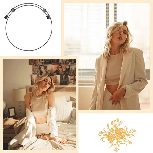 Crop Tuck Adjustable Band, Crop Tuck Tool for Sweater and Shirt, The Elastic Band to Change The Style of Your Tops (black., Large) in Kuwait