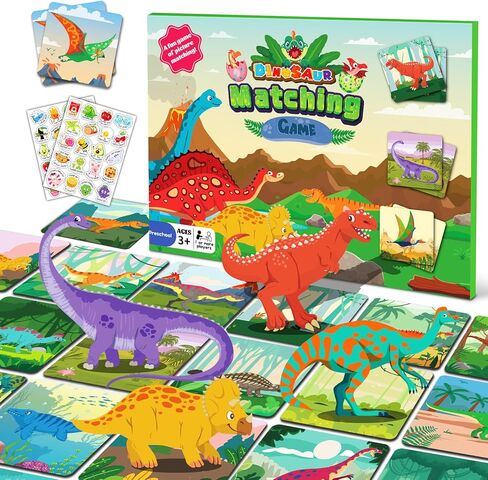 zheyistep 100 PCS Christmas Matching Game for Kids Toddlers Merry Christmas Memory Game, Winter Match Game Concentration Card Game for Boys Girls Preschool Learning Activities in Kuwait