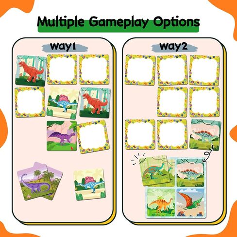 zheyistep 100 PCS Christmas Matching Game for Kids Toddlers Merry Christmas Memory Game, Winter Match Game Concentration Card Game for Boys Girls Preschool Learning Activities in Kuwait