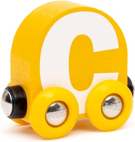 BRIO – Letter Train C | Wooden Train Set Accessory Toy for Kids Age 2 Years Up in Saudi Arabia