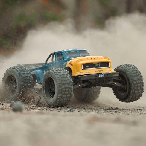 شاحنة ARRMA RC 1/8 سيئة السمعة 4X4 6S BLX BRUSHLESS V6 Stunt Truck RTR (البطارية والشاحن غير متضمنة)، (أسود)، ARA8611V6T1 in Saudi Arabia