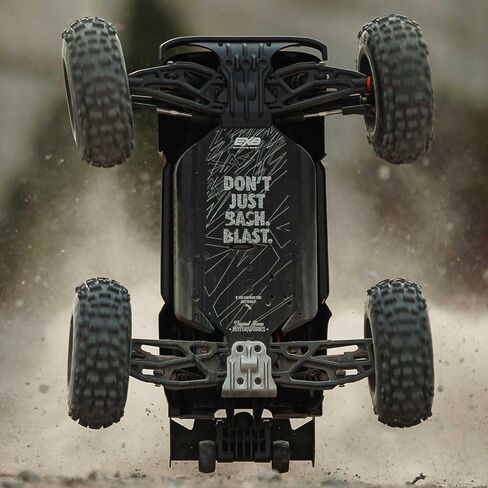 ARRMA RC Truck 1/8 Notorious 4X4 6S BLX BRUSHLESS V6 Stunt Truck RTR (Battery and Charger Not Included), (Black), ARA8611V6T1 in Saudi Arabia