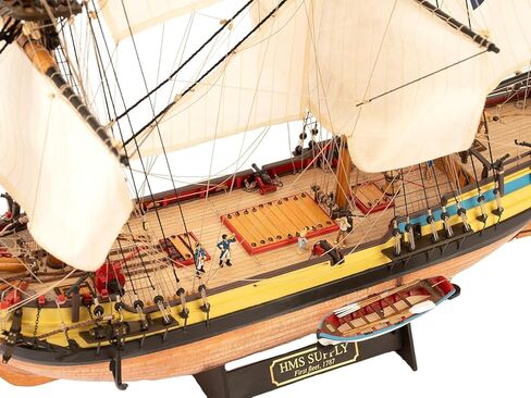 مجموعة نماذج السفن الخشبية - السفينة الشراعية المسلحة الإنجليزية، إمدادات HMS - موديل 22420، مقياس 1:50 - نماذج للتجميع - المستوى المتوسط in Kuwait