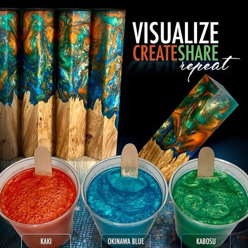 صبغة مسحوق الميكا الزرقاء الفاخرة من آي كاندي (25 جرام) | إضافات الفنون والحرف اليدوية متعددة الأغراض | صب الأكريليك، الأعمال الخشبية، الإيبوكسي، الراتنج، قنابل الحمام، الطلاء، الصابون، طلاء الأظافر (أزرق أوكيناوا) in Kuwait