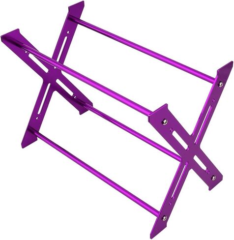RC Car Alloy Tire Rack/Wheel Rack for 1.0" 1.1'' 1.9'' 2.2" Tire Wheel Rim 1/10 AXIAL SCX10 D90 CC01 TRX4 TRAXXAS 1/18 TRX4M 1/24 SCX24 AX24 RC Crawler (1/18 1/24 Black) in Saudi Arabia