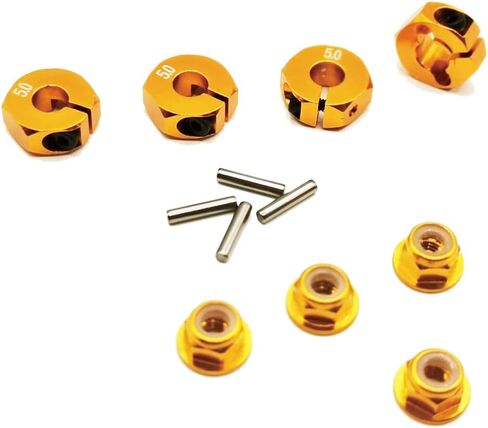 4X محور عجلة 12 مم محول سداسي 5 مم سمك و4 قطع M4 صامولة عجلة سداسية ذات حواف من النايلون لشاحنة سيارة RC 1/10 HPI HSP Redcat Tamiya Traxxas RC4WD D90 (أرجواني) in Kuwait