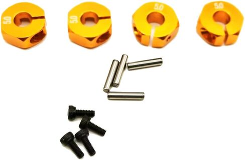 4X محور عجلة 12 مم محول سداسي 5 مم سمك و4 قطع M4 صامولة عجلة سداسية ذات حواف من النايلون لشاحنة سيارة RC 1/10 HPI HSP Redcat Tamiya Traxxas RC4WD D90 (أرجواني) in Kuwait