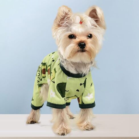 Dog Pajamas for Small Dog,Chihuahua Yorkie Teacup Pajamas Dog Shirts, Small Puppy Pjs, Soft Pet Pjs Puppy Clothes Dog Outfit in Saudi Arabia