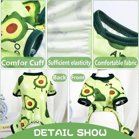 Dog Pajamas for Small Dog,Chihuahua Yorkie Teacup Pajamas Dog Shirts, Small Puppy Pjs, Soft Pet Pjs Puppy Clothes Dog Outfit in Saudi Arabia