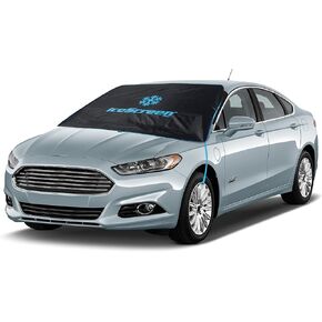 Ice and Snow Windshield Cover - Fits Most Regular to Medium Sized Cars and Trucks (Black) in Saudi Arabia