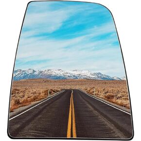 Driver Side Mirror Replacement for Ford Transit T150 T250 T350 2015 2016 2017 Mirrors - Upper Convex Mirror Glass, Left Side Rear View Mirror with Heated