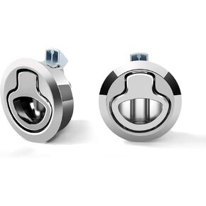 Boat Slam Latch 2" Lift Handle Deck Hatch Marine Grade Stainless Steel Zinc Alloy Flush Latches Boat Hardware Pack of 2