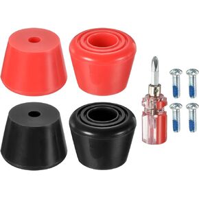 PATIKIL Roller Skate Toe Stops with Screwdriver, Rubber Brake Stoppers Block for Roller Skate Accessories Replacement