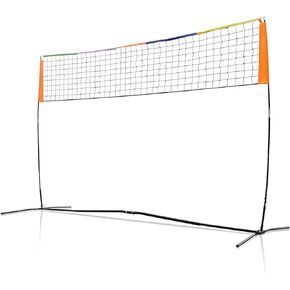 MR Portable Professional Volleyball Net, Adjustable Volleyball Training Net, Volleyball Practice Net, Portable Volleyball Trainer for Hitting, Spiking, Serving and Backyard Games W/Zone System
