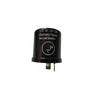 ZUNG SUNG 6V 0.1A-20A إلكتروني LED مرحل ومضي لإصلاح مصباح إشارة الانعطاف مع مبيت مستدير (3 دبابيس)