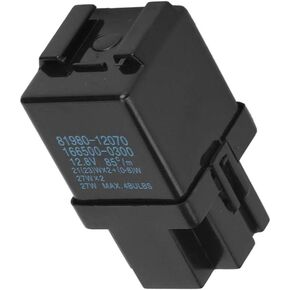 81980-12070 LED Flasher Relay, Electronic LED Turn Signal Relay,Led Flasher Module for Fixing Toyota Car Bike Motorcycle Scooter Turn Signal Light Frequent Flicker