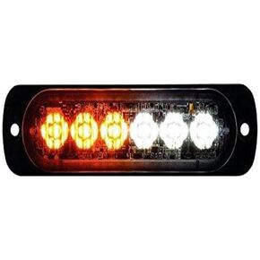 United Pacific 36926B 6 High Power LED Dual Color Warning Light