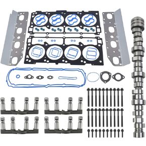 NON MDS Lifters Camshaft Head Gasket Kit Replacement for 2009-2018 Chrysler Jeep Grand Cherokee Dodge Charger Challenger 5.7L HEMI 5038784AD 5038686AA 53022372AA GELUOXI