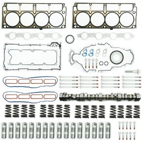 E1840P ميكانيكا قذرة المرحلة 2 عمود الحدبات كام LS7 رافع مناسب لـ 1997-2007 GM Chevy LS L92 L99 5.3L 5.7L V8 مجموعة مسامير جوانات الرأس القذرة لمحرك 1997-2007 LS LS1 5.3L 5.7L in Kuwait