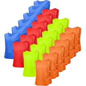 BGHTYYP 24 Pack brooman Pinnies Training Vests Youth Adult Football Basketball Jerseys Soccer Pennies in Kuwait