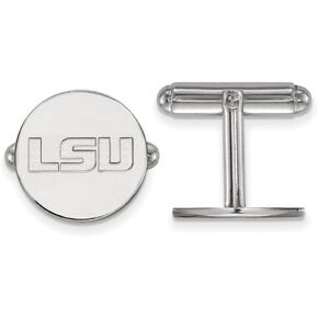 أزرار الأكمام LSU (الفضة الاسترليني)
