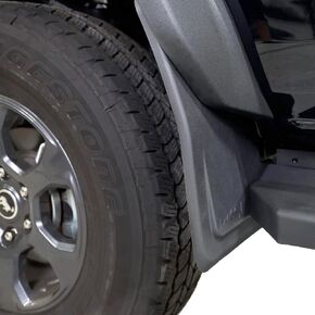 IAG I-Line No Drill Mud Flap Splash Guards for Ford Bronco 2021+, 2/4 Door (Front and Rear Set)