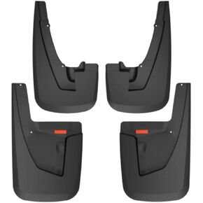 Husky Liners — Front & Rear Mud Guards | Fits 2019 - 2024 Ram 2500, Ram 3500 (Without Fender Flares & Excludes Dually, Front & Rear - Black, 4 Pc | 58046