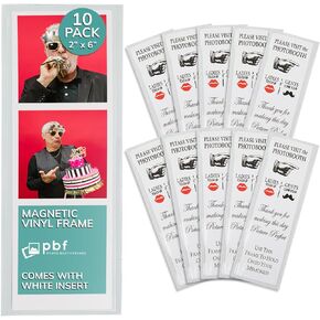 Photo Booth Frames Magnetic for 2" X 6" Photo Strips (100)