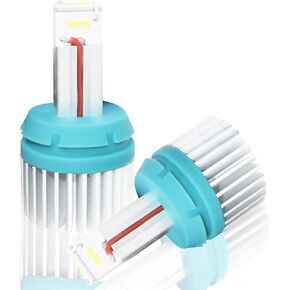 Alla Lighting Brightest 7443 7440 LED Reverse Light Bulbs 2400Lm CANBUS 6000K Xenon White T20 W21W CSP SMD 12V Back-Up Reversing Light Replacement for Cars, Trucks