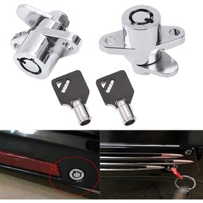2 Keys Hard Saddlebag Locks Fits for Harley Davidson Touring Electra Street Glide Road King Glide 1993-2013