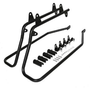KUAFU Saddlebag Conversion Bracket, Saddle Bag Support Mounts Compatible with 1984-2013 Harley Davidson Heritage Softail