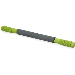 Gaiam Restore Massage Stick Roller - (Dimensions: 19"L) Foam Cushioned Performance Hand Held Muscle Massager | Comfort Grip Handles | Solid Steel Construction
