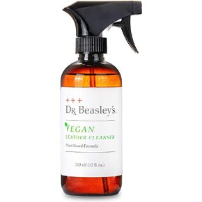 Dr. Beasley's Vegan Leather Cleanser Cleans Vegan Leather, Maintains Moisture for Soft Feel, Plant-Based, Cruelty-Free and 100% VOC-Free, 12 Fl Oz