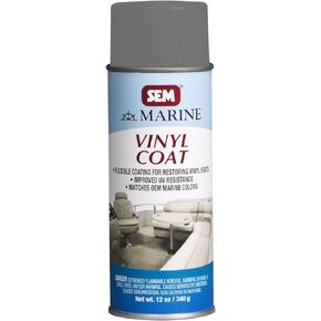 Sem M25203 Marine Formula Boats Grey Vinyl Coat Vinyl And Plastic Repair Coating For Marine Vinyl