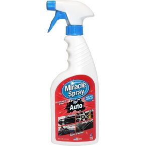 MiracleSpray for Auto - All Purpose Super Cleaner for Car Interior and Exterior Detailing - Easy to Use on Upholstery Fabric - Leather, Plastic, Rubber, Vinyl - (16 oz)