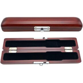 Flute Head Joint Case Mouthpiece Headjoint Storage Box Flute Instrument Accessories (Mahogony)
