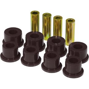 Prothane Leaf Spring Bushing Kit, Front, Polyurethane/Steel, Red/Zinc Oxide, GM Fullsize Truck/Van 1999-2009