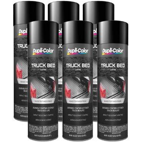 Dupli-Color (TR250-6 PK Black Truck Bed Coating - 16.5 oz. Aerosol, (Case of 6)