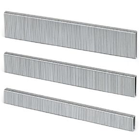 18 Gauge by 1/2 to 1 in Multi-Pack Narrow Crown Staples, 1200-Pack Including 1/2"- 400; 3/4"- 400; 1"- 400 (Silver)