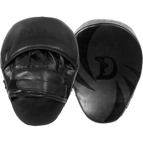 DALLX Sports Punch Mitts Target Focus Pads Hook and Jab Curved for MMA Training Martial Arts Karate Kickboxing Muay Thai with Adjustable Straps Ventilated