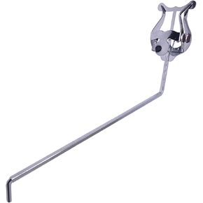 TUOREN Alto Tenor Saxophone Marching Lyre 4mm Round Socket Plating Music Sheet Clip Holder