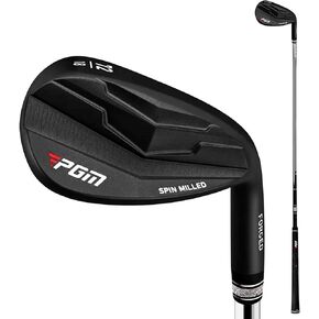 PGM Wedge - 72 Degrees Premium Sand Wedge, Lob Wedge for Men & Women - CNC Textured - Bunker Buster Escape Bunkers and Save Strokes Around The Green-High Loft Golf Club